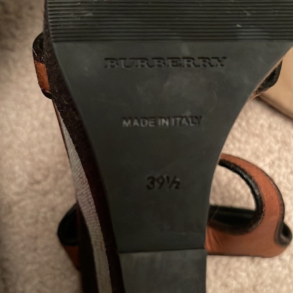Burberry | Wedge Heel Sandals - Picture 5 of 9